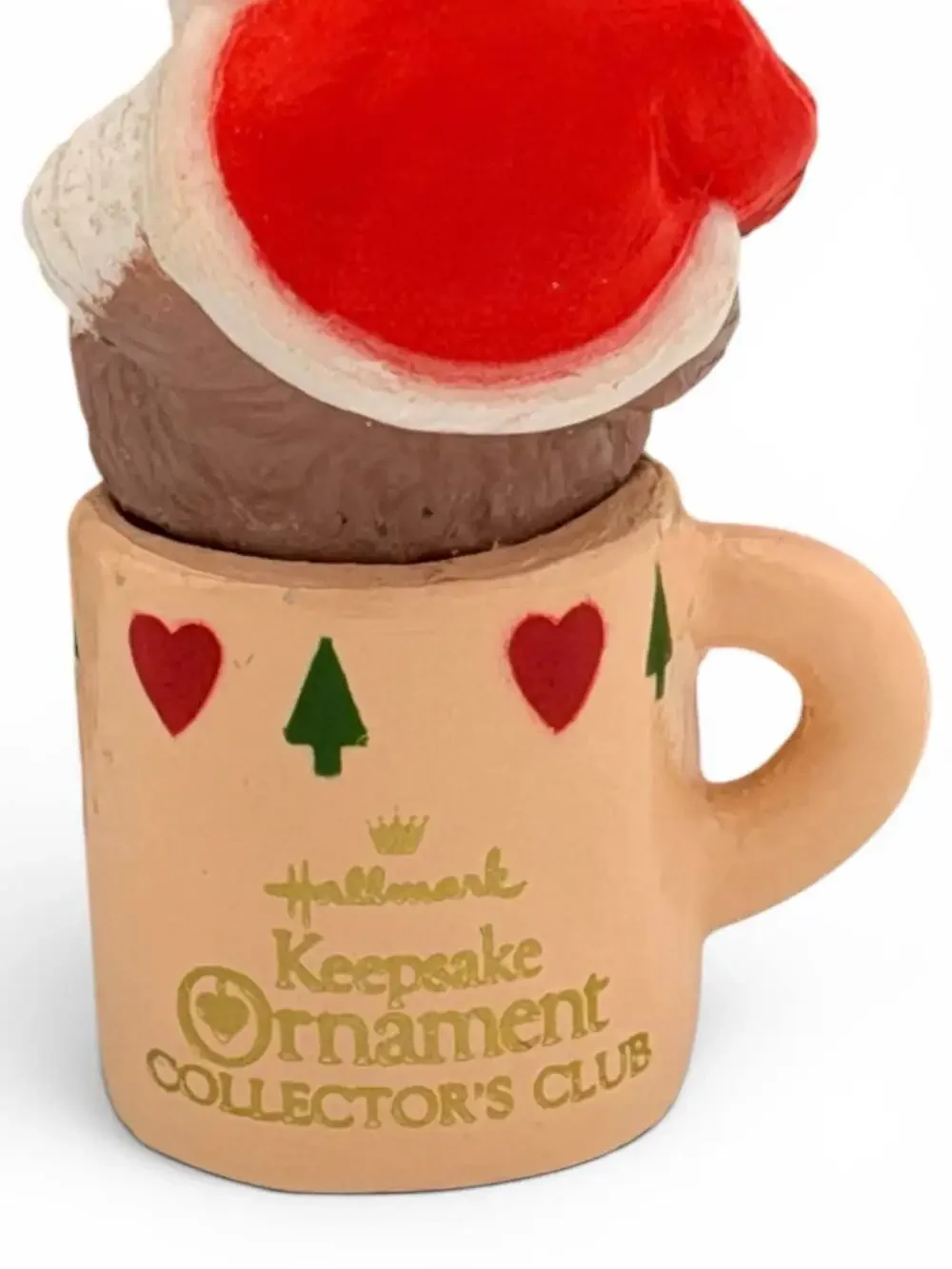 1989 Hallmark Keepsake Miniature Ornament Collector's Club Sitting Purrty